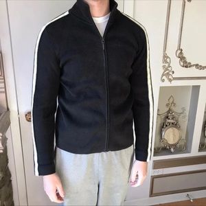 Tommy Hilfiger Full Zip men’s sweater sweatshirt cableknit knit large L